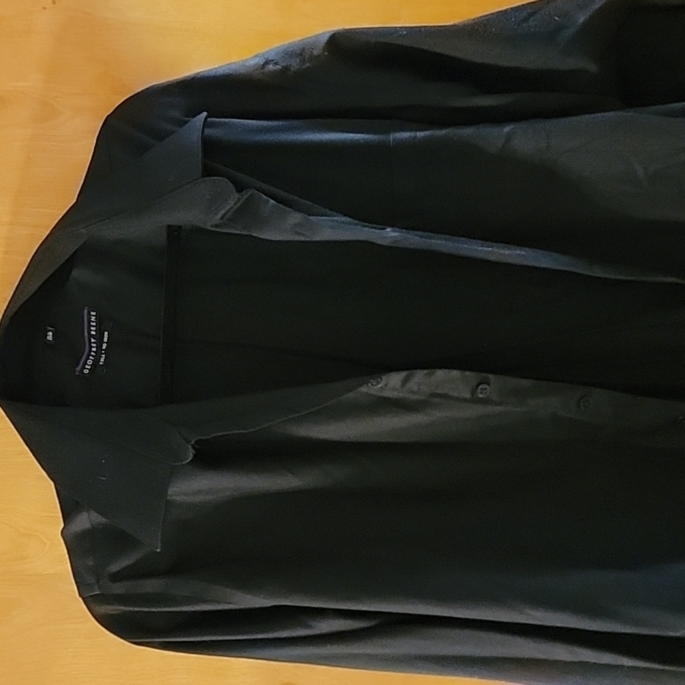 Geoffrey Beene 18.5 37/38 long sleeve dress shirt with pocket.